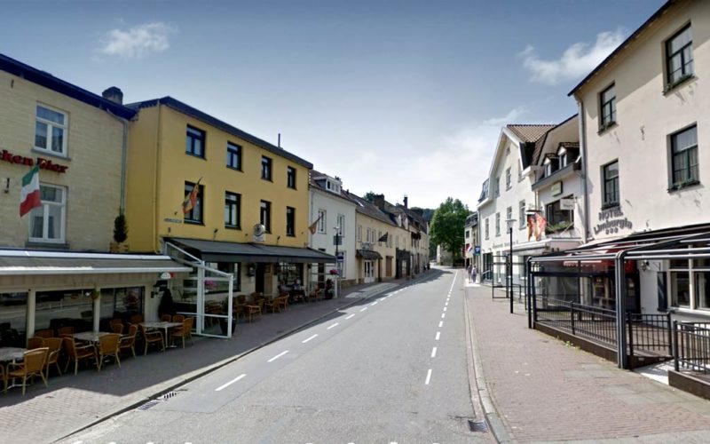 De beklimming van de Daalhemerweg in Valkenburg