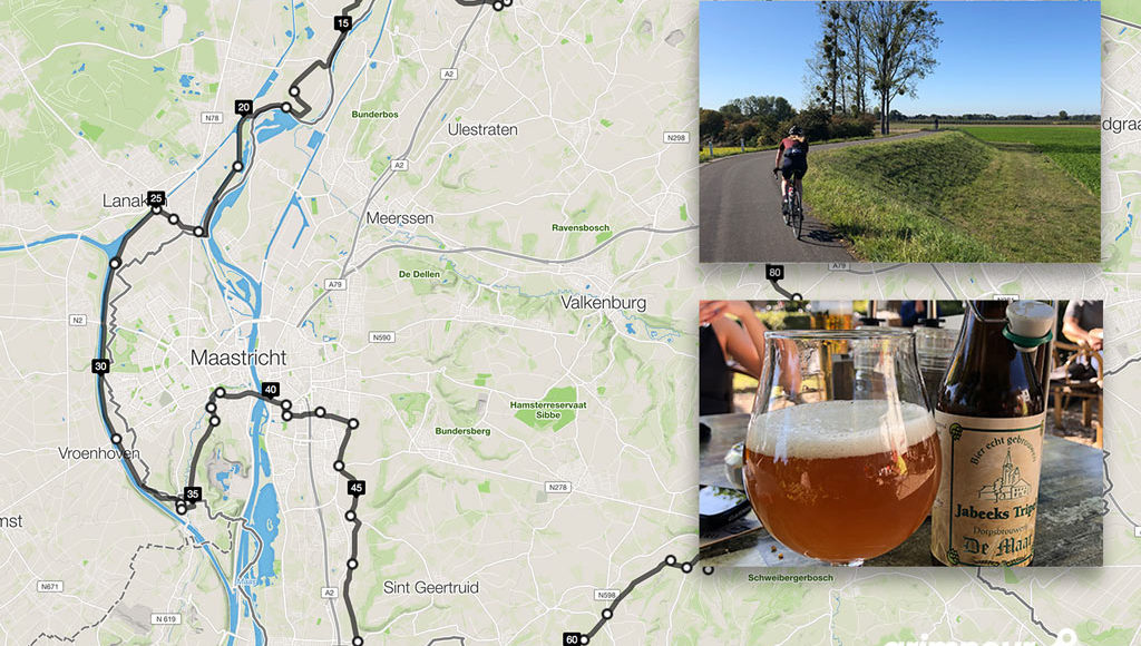 Fietsroute 100 kilometer Zuid-Limburg